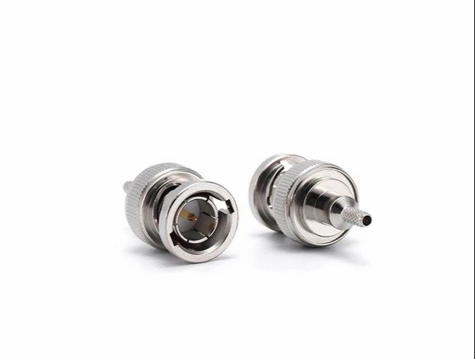 P Plus  BNC Male 75ohm Connector for RG179 Cable Crimp Connector